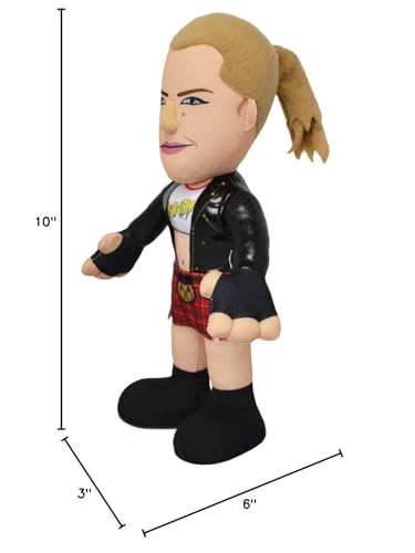 WWE Ronda Rousey 10 Plush Figure - A Wrestling Legend for Play or Display