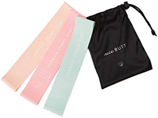 Love 定番 Sweat Fitness レジスタンスブーティーバンド ワークアウト電子ブック付き ループバンド 3個セット キャリーバッグ