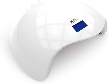 Doffx Professional SUN5 48W LED Gel Lamp Fast Cure Fingernail & Toenail Gel Dryer Auto Sensor LCD Display with 4 Timer 10s/30s/60s/99s [Low Heat Mode] Nail Art Lamp Light