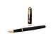 Parker Sonnet Matte Black Lacquer with Golden Trim, Fountain Pen, Medium nib with Black ink (S0817950)