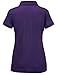 Regna X Plus Size Moisture Wicking Short Sleeve Polo t Shirt Women Purple 2XL