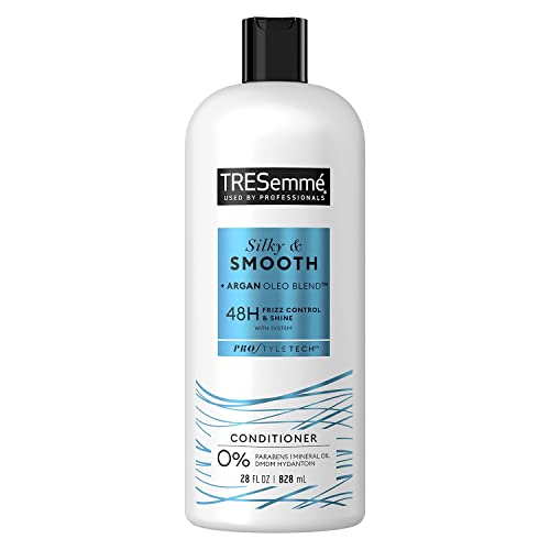 TRESemmé Silky & Smooth Anti-Frizz Conditioner for Frizzy Hair Formulated With Pro Style Technology 28 Fl oz