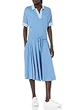 Lacoste Women's Mid Length Buttonless Polo Dress