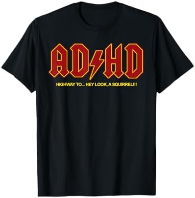 Amazon.com: ADHD T-shirt Entourage AD/HD Funny T-shirt (Large