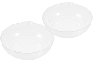 VILLCASE Food Scale Bowl - 2pcs Electronic Scale Tray Cooking Food Pan Plastic Plate for Jewelry Meal Prep