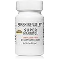 Sunshine Valley Super Crystalized Mannitol (Free Flow Pour), Natural & Healthy Artificial Sweetener, Sugar Substitute For Coffee, Tea, Dessert & Milkshake, Dietary Supplement - 1 oz