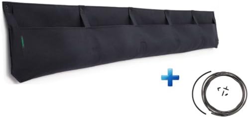 Indoor/Outdoor Wally Five w/Reservoir Living Wall Planter and DIY Drip Kit by Woolly Pocket (works indoors and outdoors) (Color: Black) Living Wall Planter Vertical Garden Kit (Modular, Sustainable, Eco, Green) Hanging Wall Planter and DIY Drip Kit.