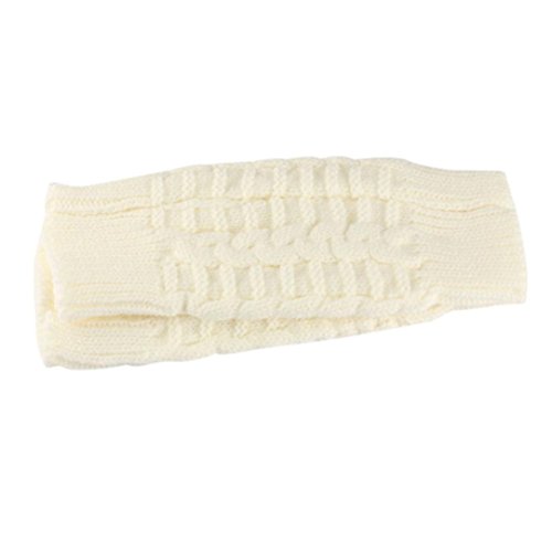 Hot Sale!!! Women's Knit Gloves,Jushye Ladies Fashion Knitted Arm Fingerless Winter Gloves Unisex Soft Warm Mitten (Black)