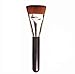HOSL Flat Contour Brush Foundation Brush Makeup Brushes-1 PCS Silver and Black Color (Silver and Black)