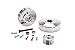 BBK 15550 Underdrive Performance Pulley Kit – CNC Machined Aluminum 8-Rib for Ford F Series Truck, Expedition 4.6L, 5.4L – 3 Piecethumb 4