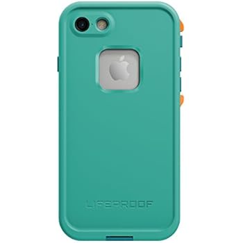 Lifeproof FRĒ SERIES Waterproof Case for iPhone 7 (ONLY) - Retail Packaging - SUNSET BAY (LIGHT TEAL/MAUI BLUE/MANGO TANGO)