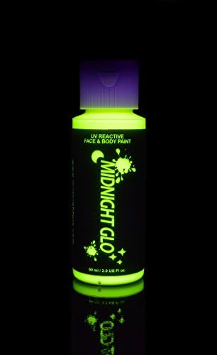 Midnight Glo Blacklight Body And Face Paint 2.0oz (Yellow)