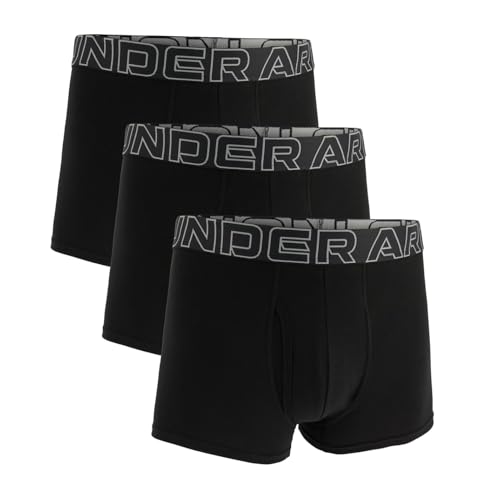 Pack de 3 Bóxers de Algodón Performance para Hombre, Largo de Pierna de 8 cm – Transpirable, Absorbe la Humedad, Tacto Suave, Comodidad Todo el Día