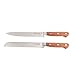 The Pioneer Woman Cowboy Rustic Forged 14-Piece Cutlery Set, Red Rosewood Handles