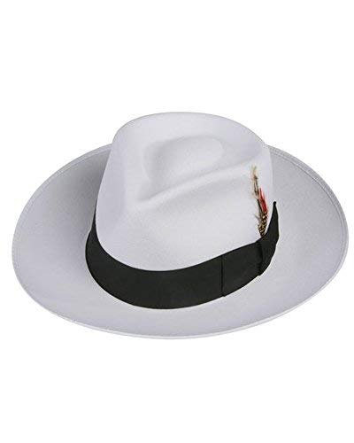 boys white fedora hat