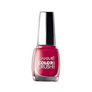 Lakme True Wear Color Crush Nail Color, Red 24, 9ml