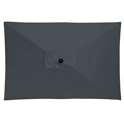 Doppler Kurbel Sonnenschirm Active Auto Tilt 2,1 x 1,4 m anthrazit – Bild 4