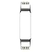 For Fitbit Alta Band, For Fitbit Alta HR Strap, Rosa Schleife Fitbit Fitness Watch Band Stainless Steel Smart Watch Adjustable Replacement Bands with Connectors for Fitbit Alta/Alta HR - Silver/Gold