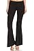 Zoozie LA Women's Bell Bottoms Yoga Stretch Pants High Waist Tie Dye Black L