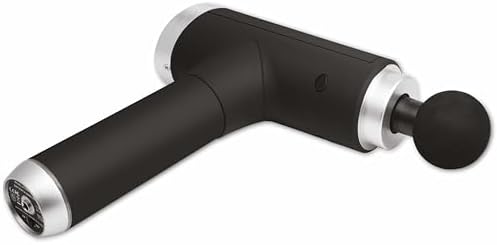 Pistola Massaggiante – Dispositivo Compatto per Massaggio Muscolare con Massaggio Profondo, 6 Velocità e 5 Testine, Massage Gun per Schiena, Collo, Spalle, Fitness e Recupero – LX-013