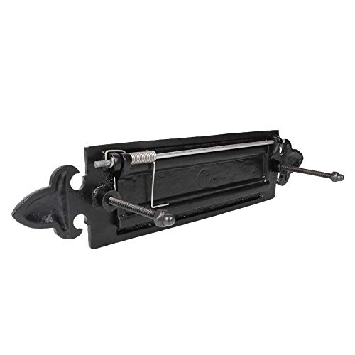 SKANDH Iron Black AntiquePowder Coated 14.5" X 3" Inch Letter Plate Mail Slot For Front Door