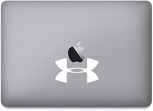 By Decorainbow- "Under Armour" x 2 decals (4",6") quotes Home Decoration bed, living, kitchen, beth room wall window laptop computer apple macbook air retina 11" 13" 15" ipad car bumper decal sticker