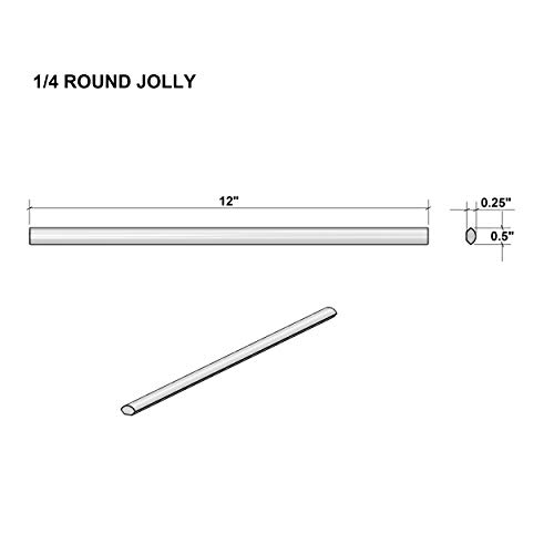 Quarter Round Tile Trim 1/2 x 12 inch Jolly Shower Ceramic Tile Edge