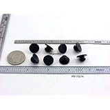 8 Rubber Push-in Ridged Stem Bumpers 1/2" Diam - Feet - Fits 1/4" Hole Temperature Range of –25° to +180° F. Material is nonmarking.