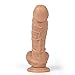 Namee Deluxe Realistic Dong Penis, 20 CM Premium Dildo Huge Cock with Natural Tight Veins and Extra Strong Suction Cup&Ball for Woman Adult Sex Toys Sex Games (415 g) (7 inches)thumb 1