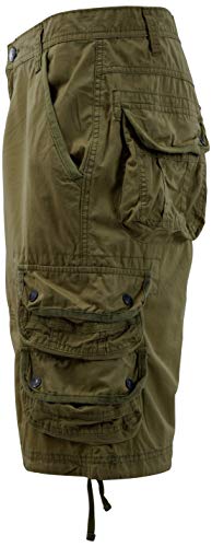 ChoiceApparel Mens Cargo Shorts (38, 333-Khaki) - Thumbnail 2