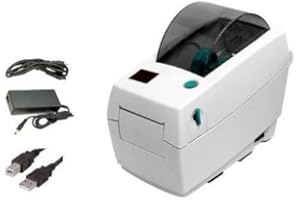 Zebra LP2824 Barcode Label Printer, Direct Thermal, USB Interface, 2 Inch, EPL Only (Not Plus), with Power Supply (Renewed)
