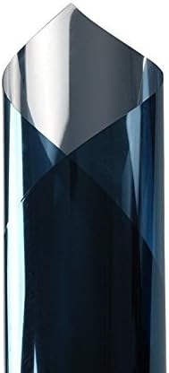 Window Film Privacy and Sun Control Black 24 x 78.7 inch Blue