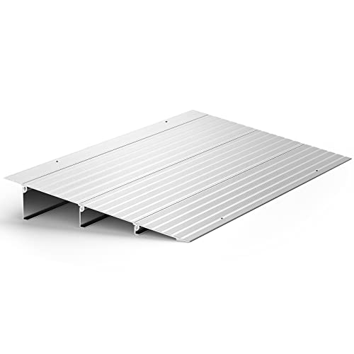 Door Threshold Ramp 3" Rise Door Ramp Aluminum Entry Ramp Or Doorways