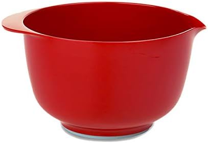 Port-Style Enterprises Inc. Rst25060Nr Margrethe Melamine Mixing Bowl 3 Qt Luna Red