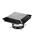 Draft King CBO8 Round Bolt On Black Galvanized Steel Single Flue Chimney Cap, 8