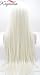 K'ryssma Platinum Blonde Lace Front Wigs for Women Long Bone Straight Synthetic Lace Front Wig Pre Plucked White Wig 26 Inch 150 Density