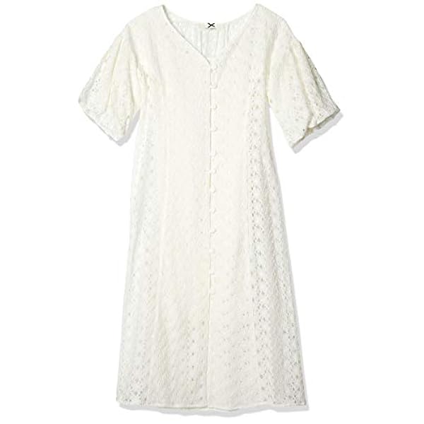 Supreme La La シュープリームララ ロングワンピース ﾊﾞﾙｰﾝｽﾘｰﾌﾞﾊﾞｯｸﾚｰｽｱｯﾌﾟﾜﾝﾋﾟｰｽ レディース