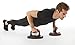 Amazon Basics Pushup Handles with Rotating Base Exercise Equipment - 10.6 x 9 x 5.5 Inches, Red