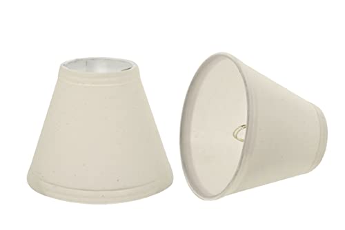 Aspen Creative 32118-2A Small Hardback Empire Shape Chandelier Clip-On Lamp Sha…