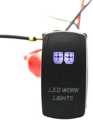12-24V 5 Pin LED ON/OFF Refit SPST Rocker Switch Car Van Dash Boat Marine