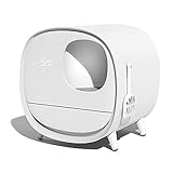 Self-Cleaning Cat Litter Box Fully Enclosed Odor