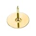 EBOOT Pack of 50 Tie Tacks Blank Pins with Clutch Back (Gold)
