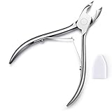 Chooling Nail Clipper for Thick Nails and Ingrown Toenails - Heavy Duty Fingernail & Toenail Clippers - Surgical Grade Stainless Steel Nail Cutters for Hangnails … (CL-015)