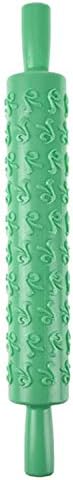 SSTQSAA Cake Decorating Embossed Rolling Pins Ideal for Fondant, Pastry, Icing, Clay, Dough
