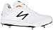 New Balance Men's 3000 V4 Metal Baseball Shoe, Synthetic White/White, 10.5 M US