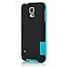 Incipio OVRMLD Case for Samsung Galaxy S5 - Retail Packaging - Black/Turquoise