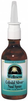 Source Naturals Wellness Colloidal Silver Nasal Spray, 10 ppm, 2 Fluid Ounce Source Naturals Wellness Colloidal Silver Nasal Spray, 10 ppm, 2 Fluid Ounce