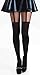 Pamela Mann Plain Stripe Suspender Tights - Available in Medium, XL & XXL & XXXL