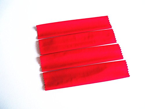 CrazyRacer For Traxas 1/5 X-MAXXXX XMAXXXX Shock Damper High Elastic Sleeves Dirt Dust Resist Guard Cover - 4pcs Red