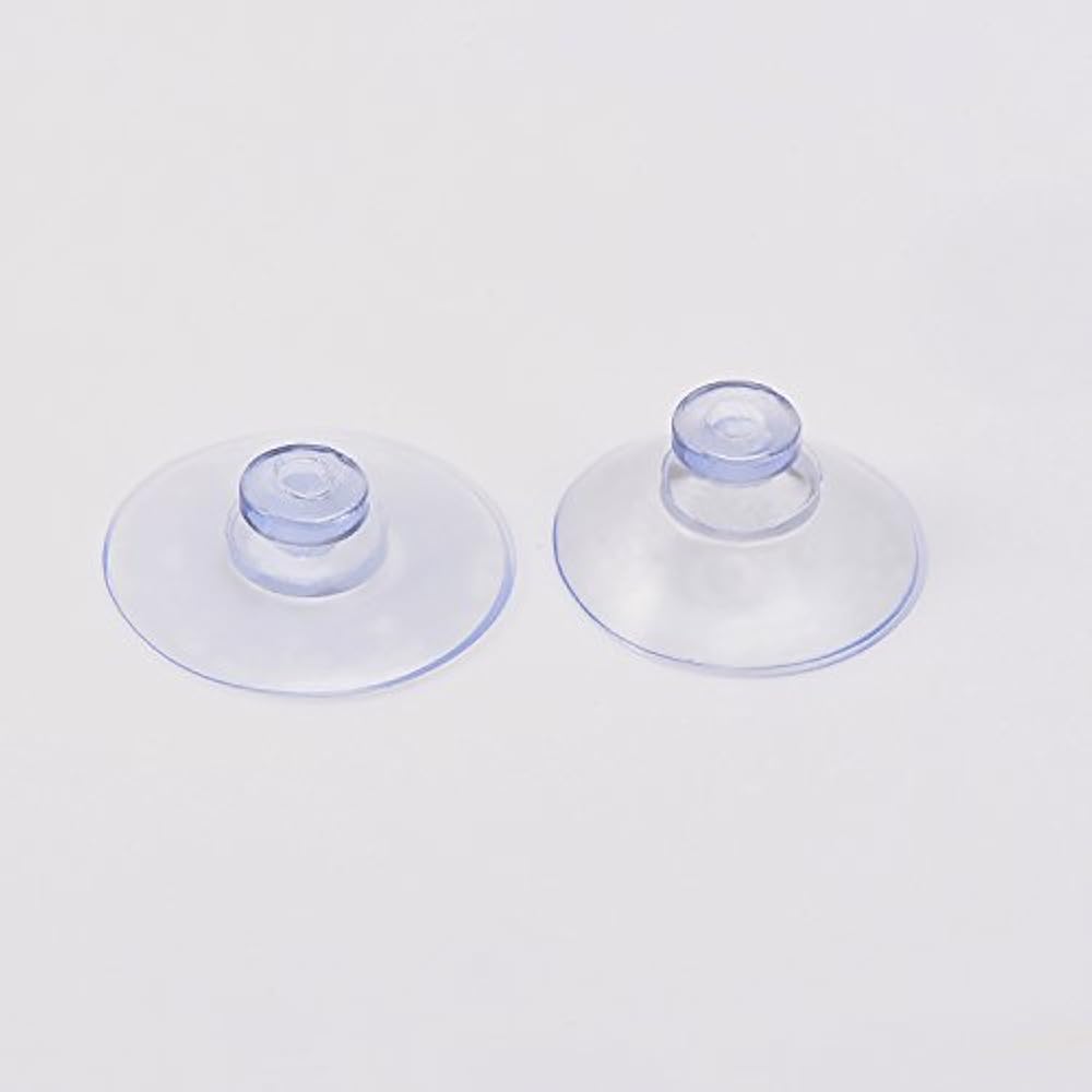 20 Count Clear Plastic Suction Cup Without Hooks Home & Kitchen New eBay